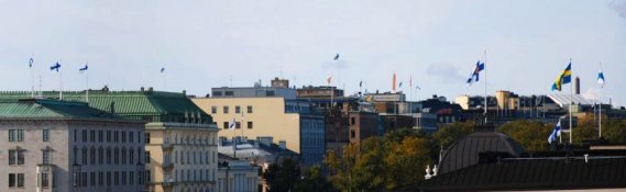 Flaggen über Helsinki Flaggen über Helsinki