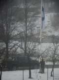 Flagge wird eingeholt